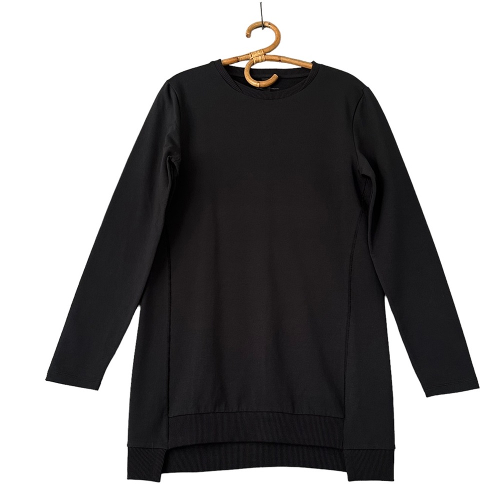 First Aid To The Injured |‎ Black Crewneck Sweatshirt Asymmetric Hem Size 1 / S